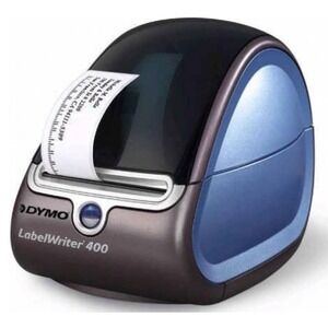 DYMO LabelWriter 400 Label Printer 93089 Silver Blue Excellent Bundle
